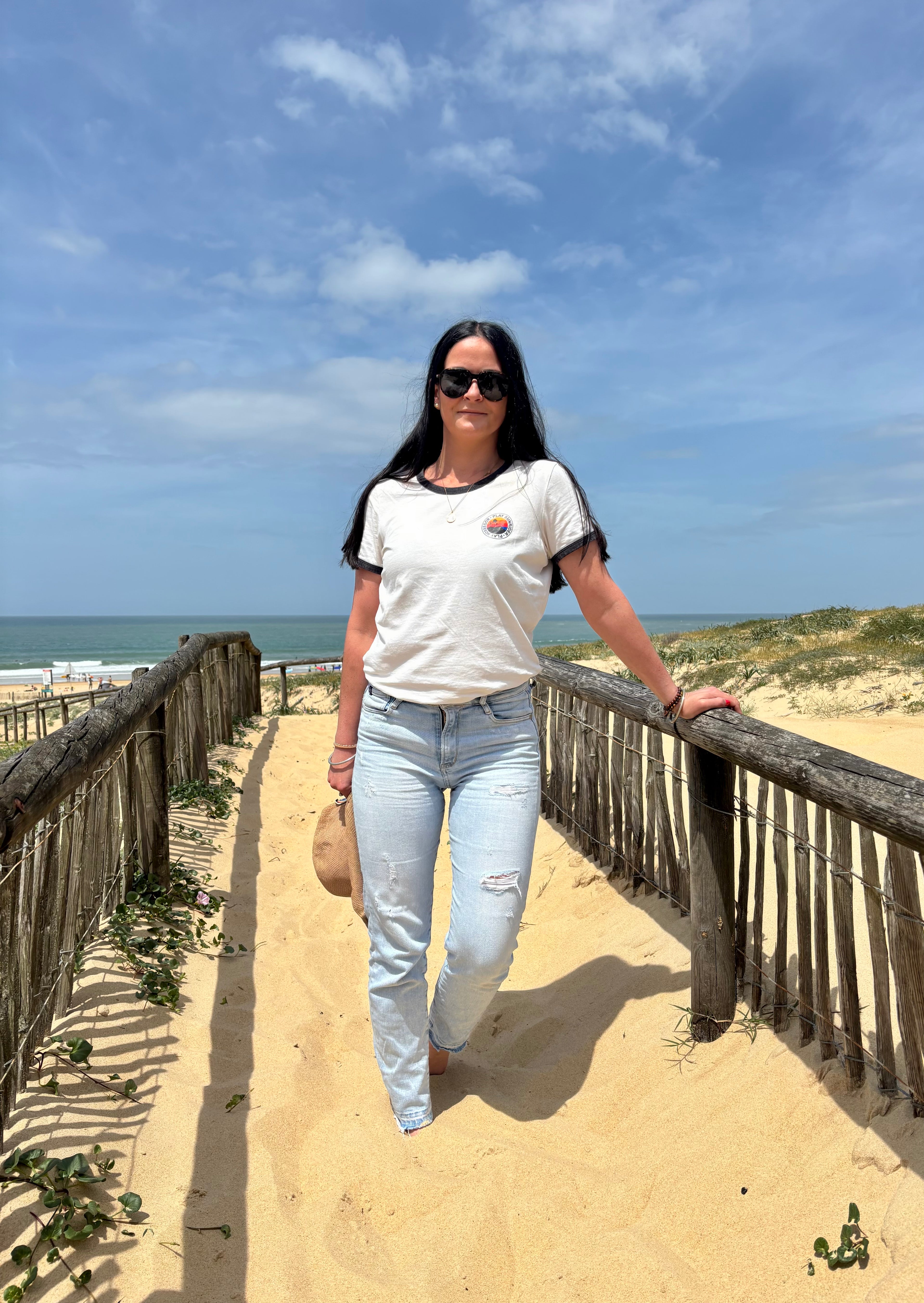 Tee shirt Ringer seventies