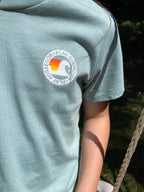 Tee shirt vert eau kids
