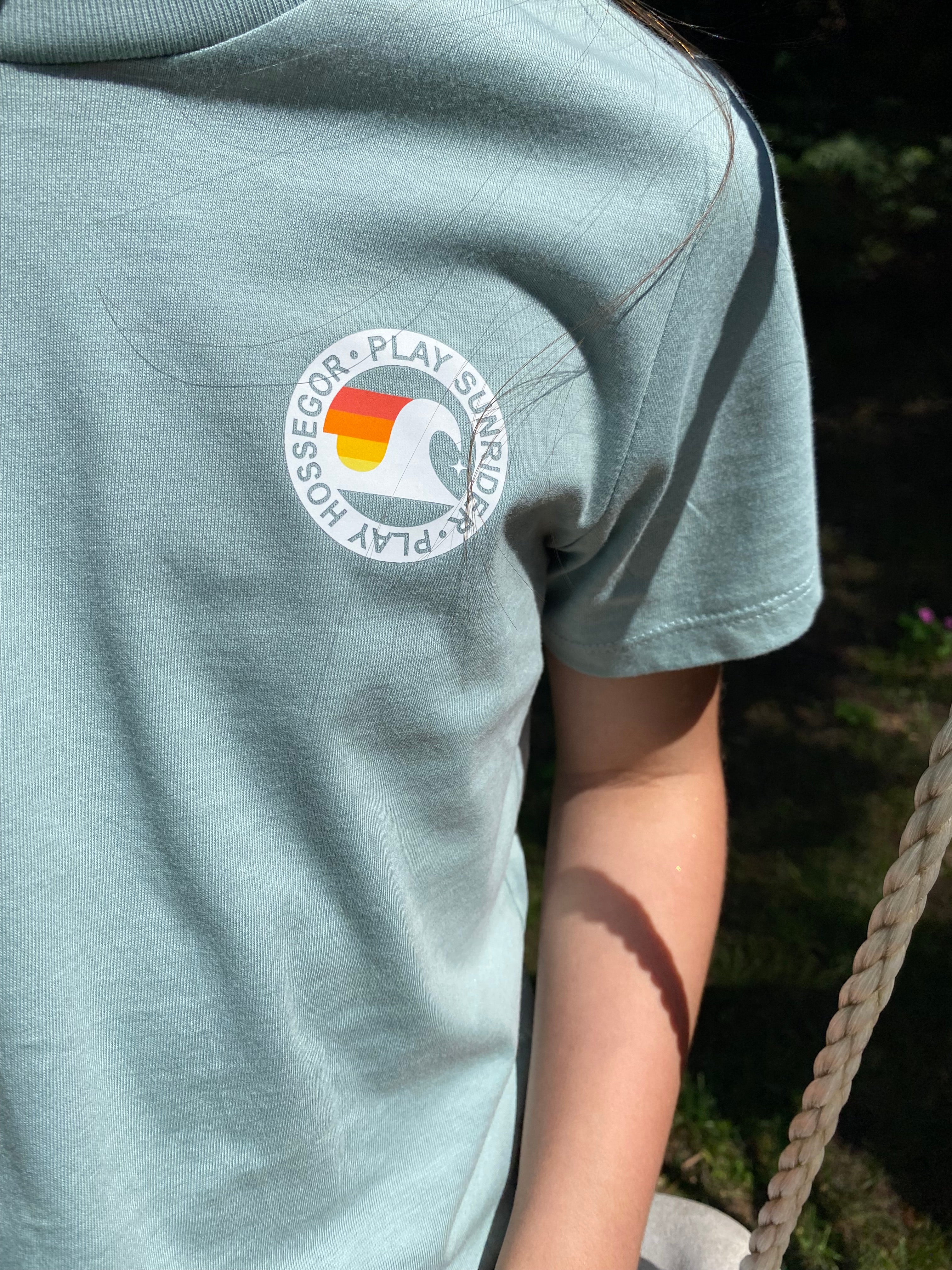 Tee shirt vert eau kids
