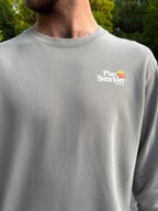 Sweat shirt Vintage gris canon