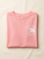 Tee shirt rose vague