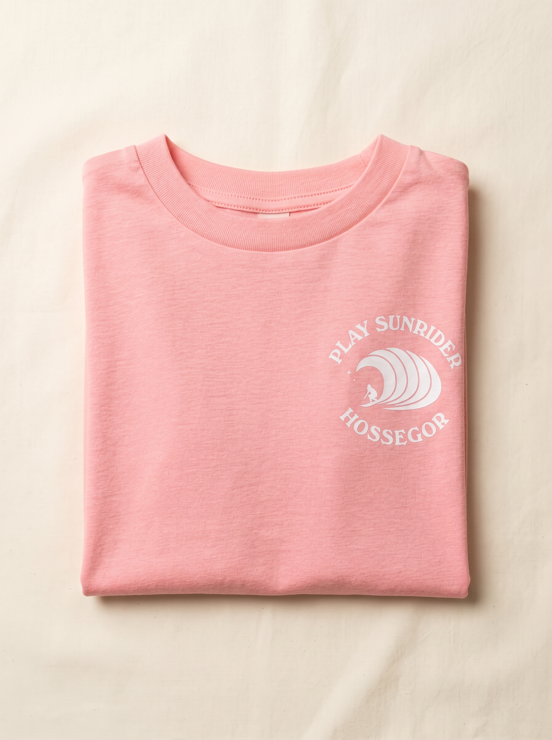 Tee shirt rose vague