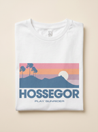 Tee shirt flowy sunset Hossegor blanc