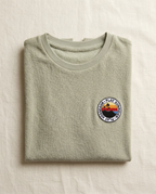 Tee shirt en éponge vert amande