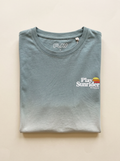 Tee shirt tie and dye vert eau canon!