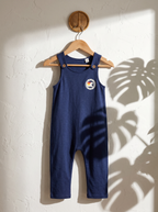 Salopette bébé  coton bio navy
