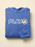 Hoodie bleu Hossegor dans le dos