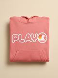 Hoodie rose Hossegor dans le dos