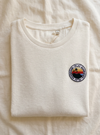 Sweat éponge blanc cassé