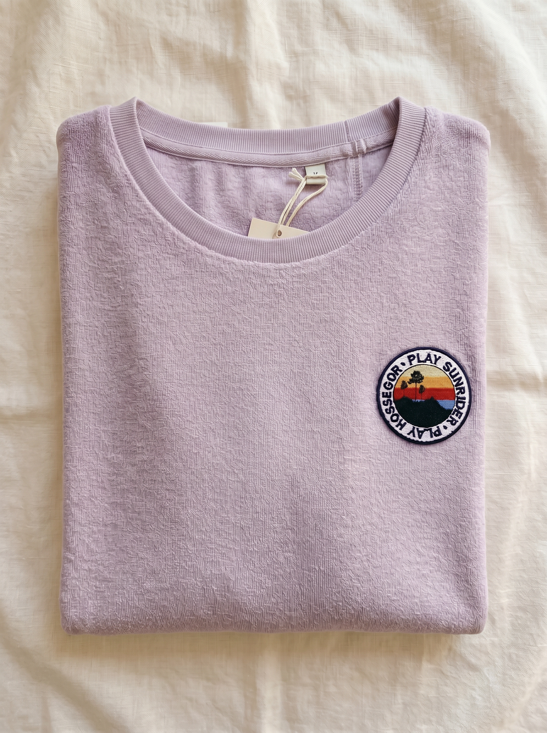 Sweat éponge parme canon!