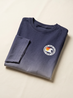 Tee shirt tie and dye bleu canon!