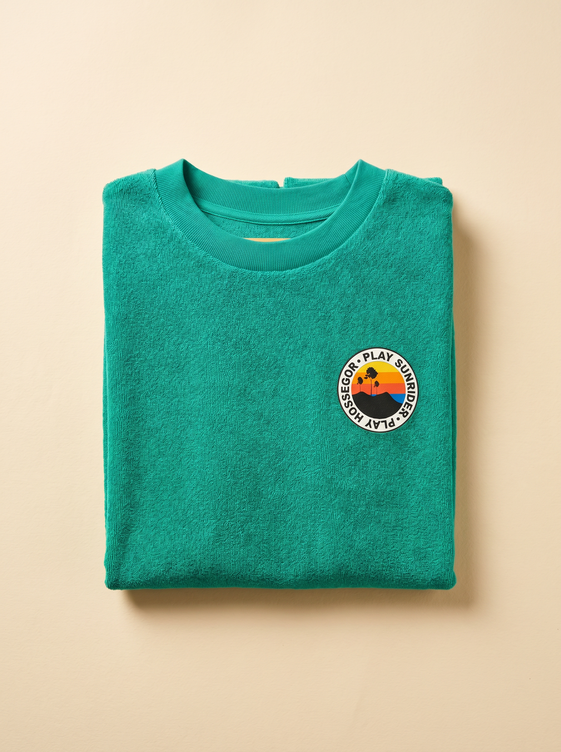 Tee éponge vert canon!