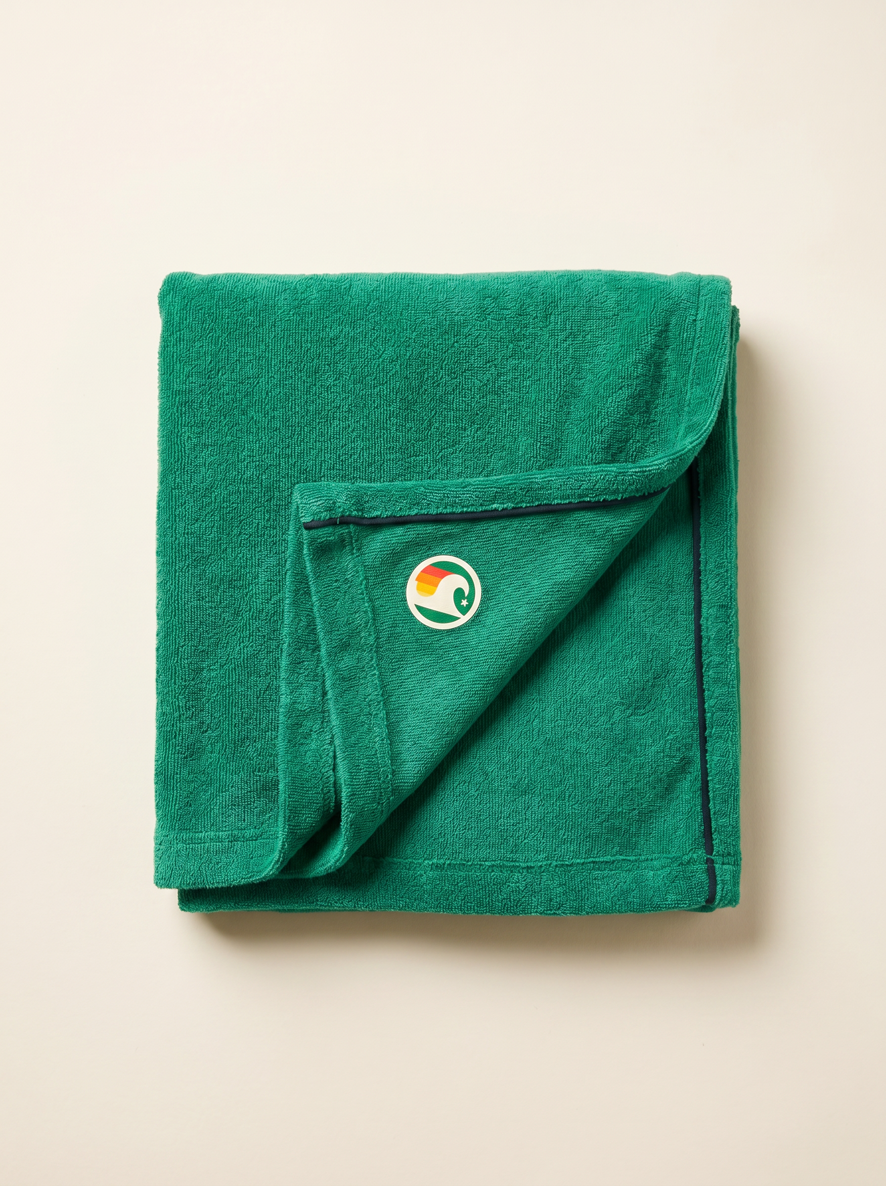 Short en éponge vert éclatant